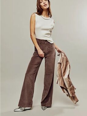 DL1961 Wide-Leg Hepburn Pants